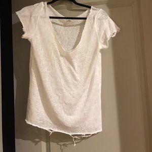 Ripped edge paper thin shirt