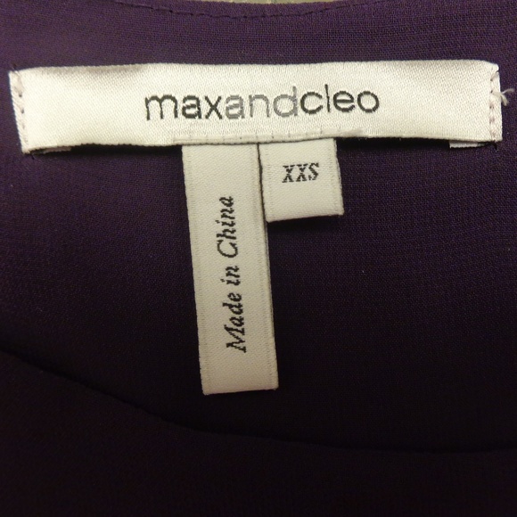 Max & Cleo " Layla" Purple Shift Midi Dress - Picture 7 of 7