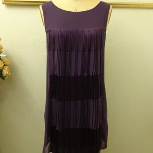 Max & Cleo " Layla" Purple Shift Midi Dress