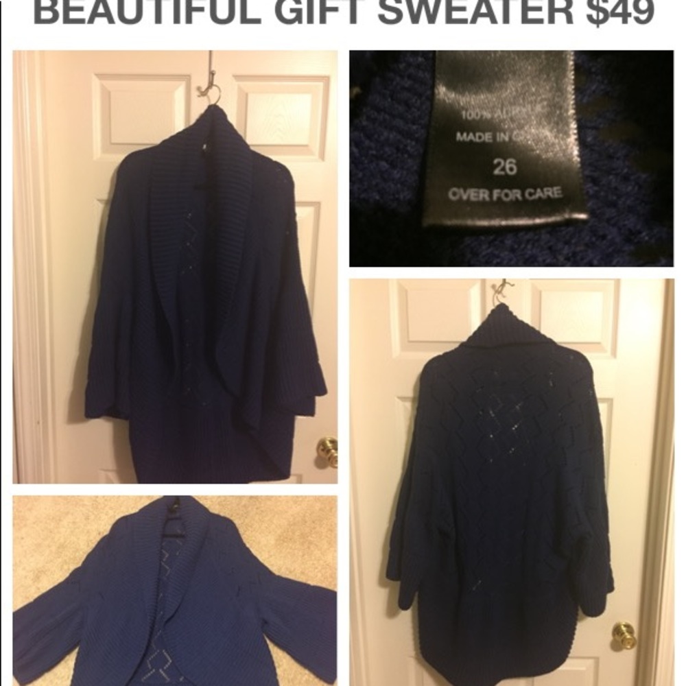 FINAL REDUCTION!! Navy Blue Dress Sweater