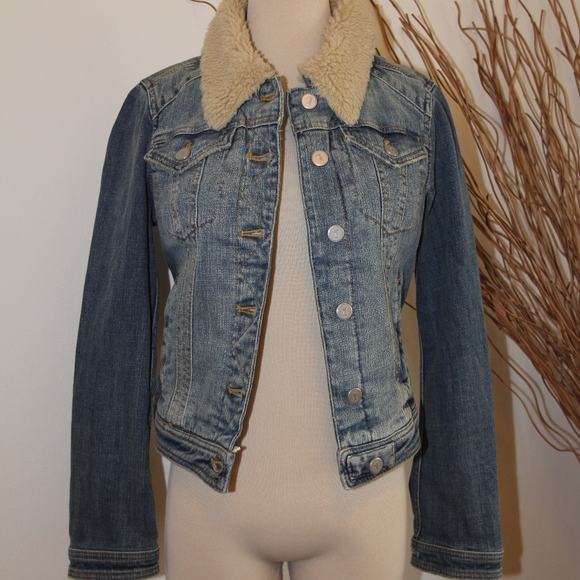 SOLD! Anthropologie Pilcro Collared Denim Jacket - Picture 6 of 8