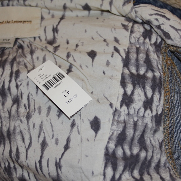 SOLD! Anthropologie Pilcro Collared Denim Jacket - Picture 8 of 8