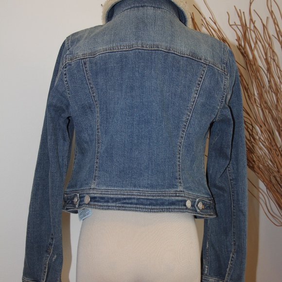 SOLD! Anthropologie Pilcro Collared Denim Jacket - Picture 7 of 8