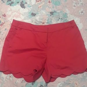 Hot red shorts
