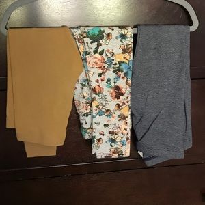 Next Direct 3pr Girls Leggings set, sz 7