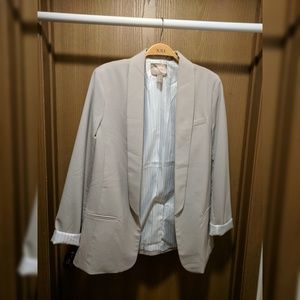 NWOT Forever contemporary longline blazer size S
