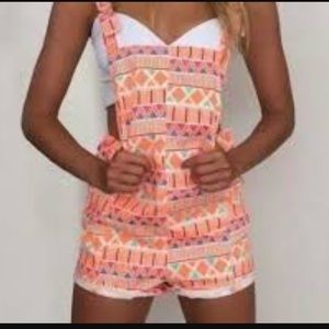 Sabo skirt Aztec overalls