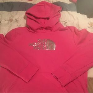 The North Face Pink hoodie
