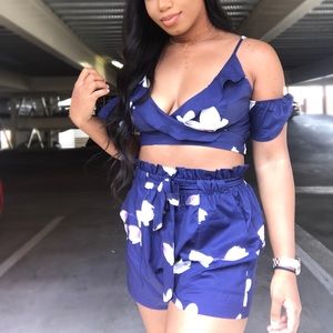 2 piece floral set