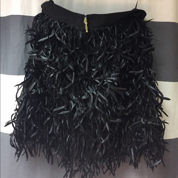 Kate Spade Black Cut Out Confetti Party Skirt / holiday skirt - Picture 5 of 7