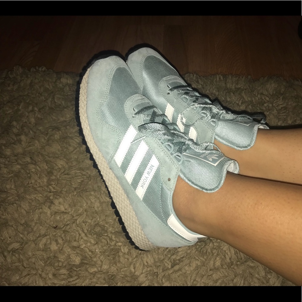 Teal Adidas Sneakers