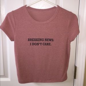 Breaking news: I don’t care Graphic tee