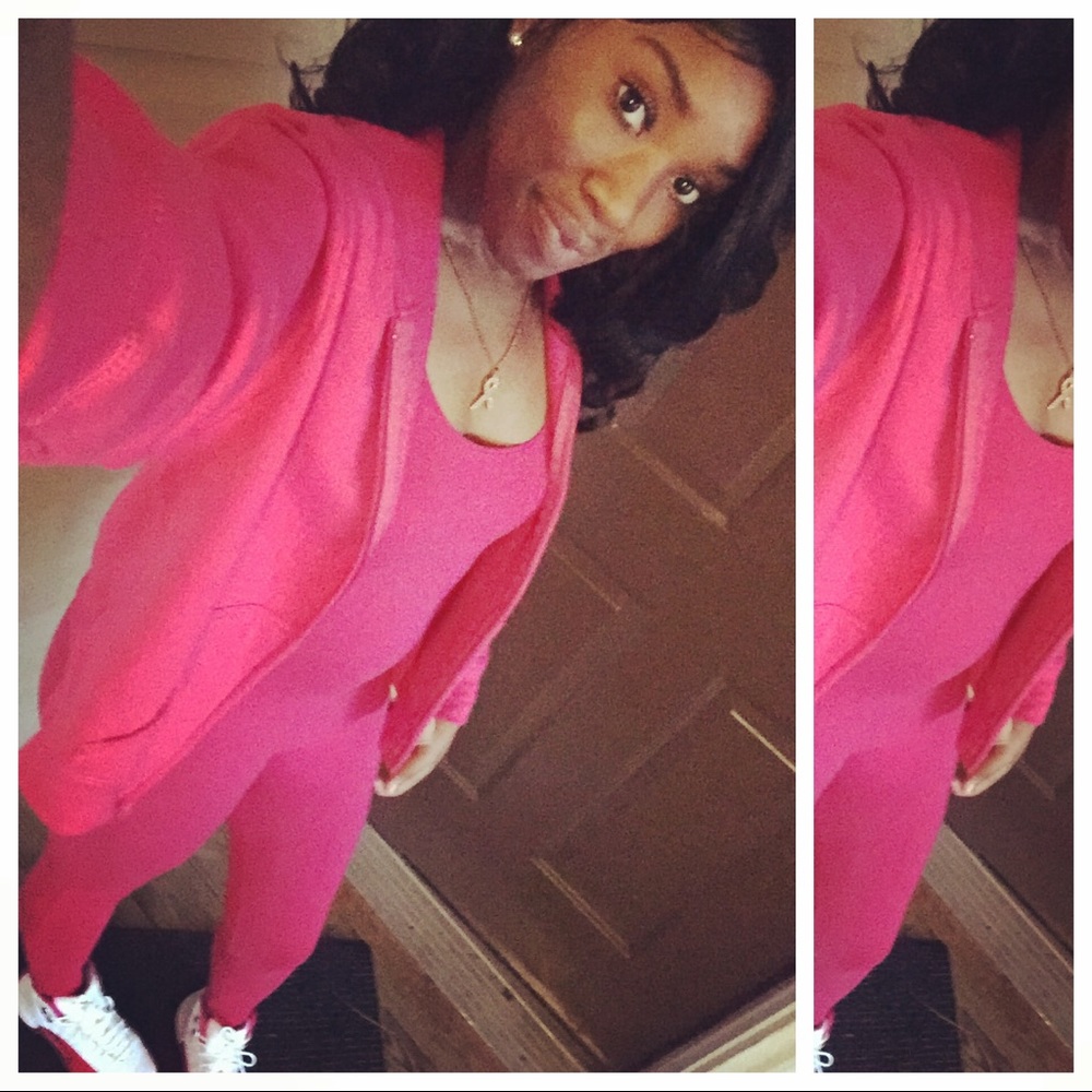 Pink bodysuit