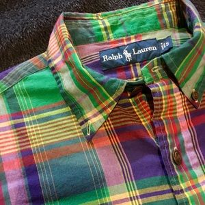 90s Ralph Lauren Polo Plaid Button Up