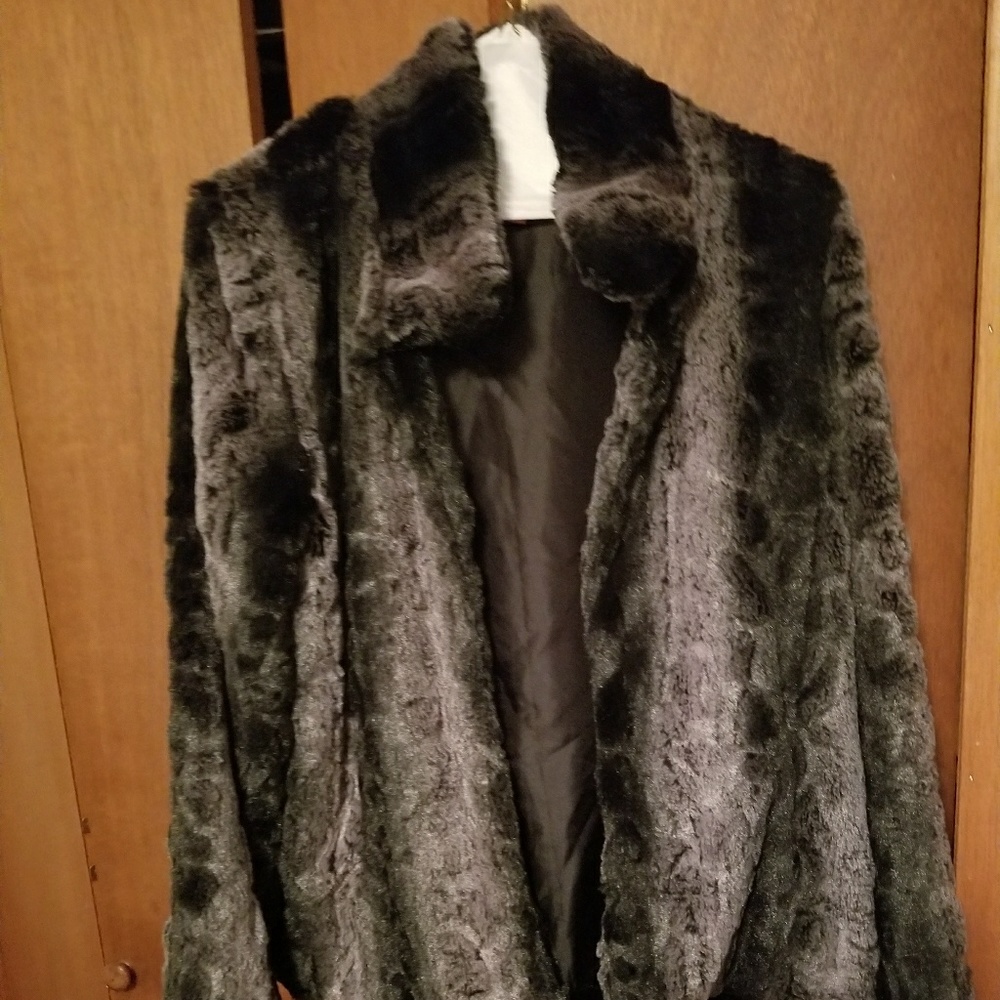 Faux fur jacket