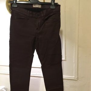 Madewell Merlot Wax Denim