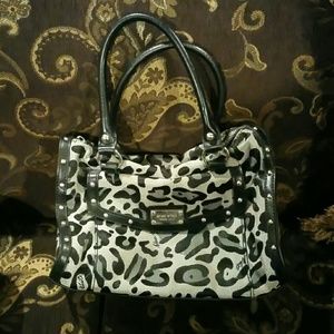 Nine west gray cheetah Purse