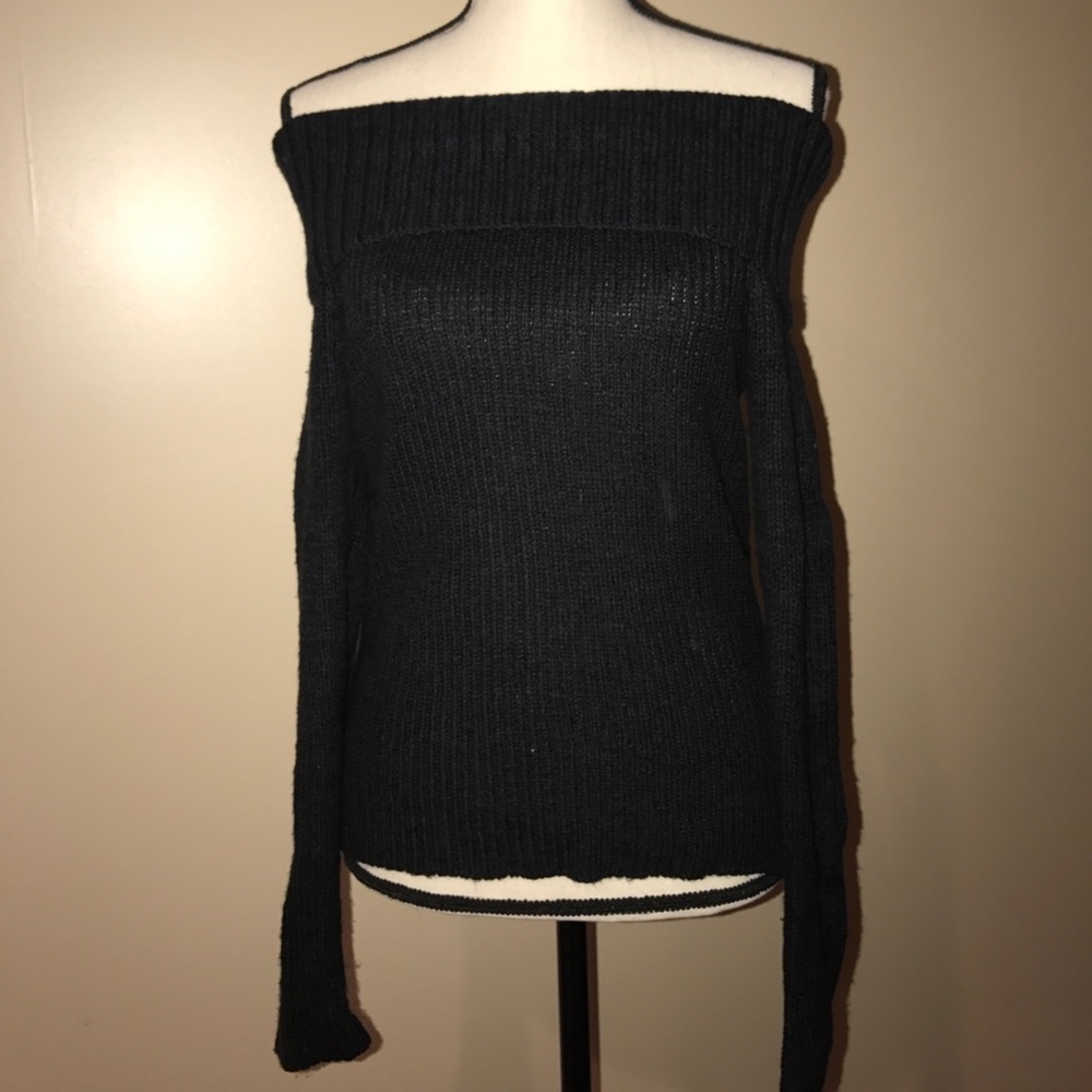 off the shoulder sweater