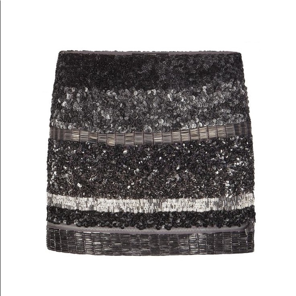 All Saints Suki Sequin mini skirt. Size 4.
