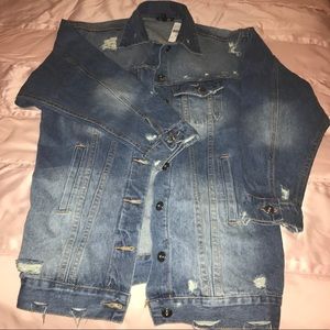 Fashion Nova Oversized Denim Jacket