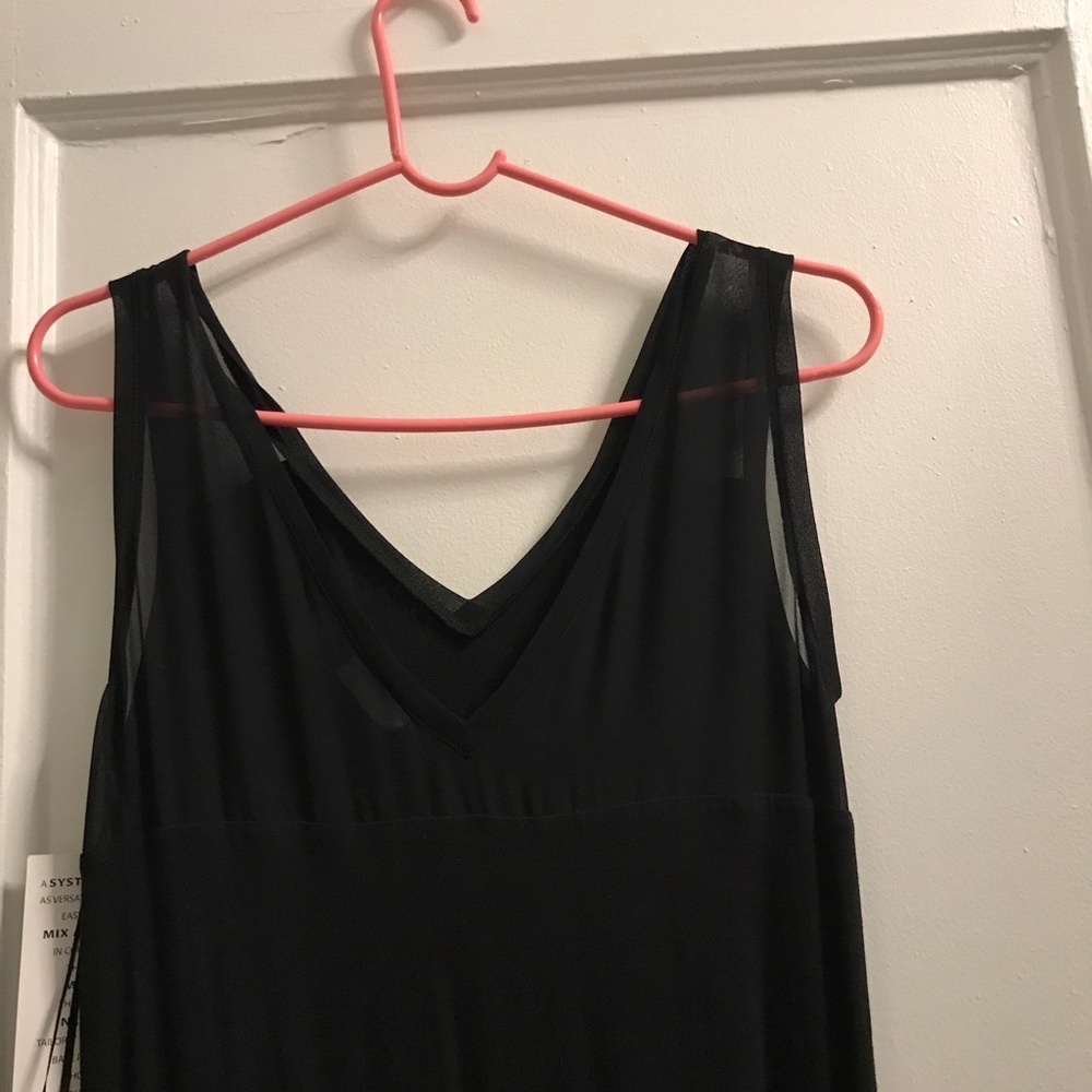 DKNY BLACK SLEEVELESS DRESS - Picture 3 of 5