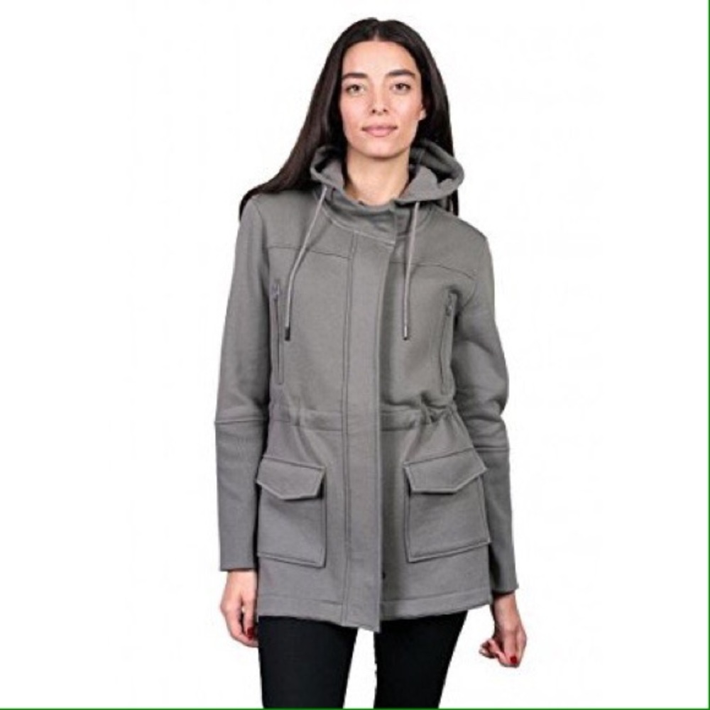 Athleisure Hooded Fleece Jacket