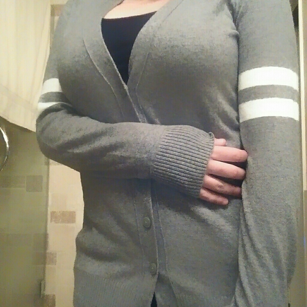 J. Crew mixed wool varsity sweater