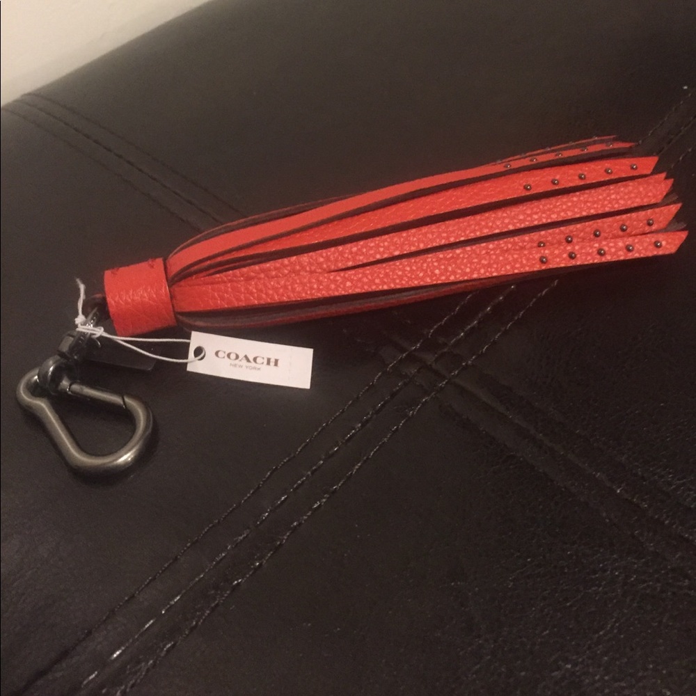 Coach Tassel Bag Charm! NWT!