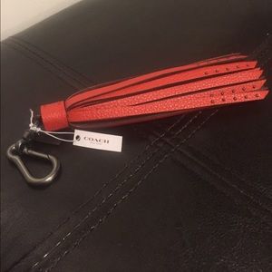 Coach Tassel Bag Charm! NWT!
