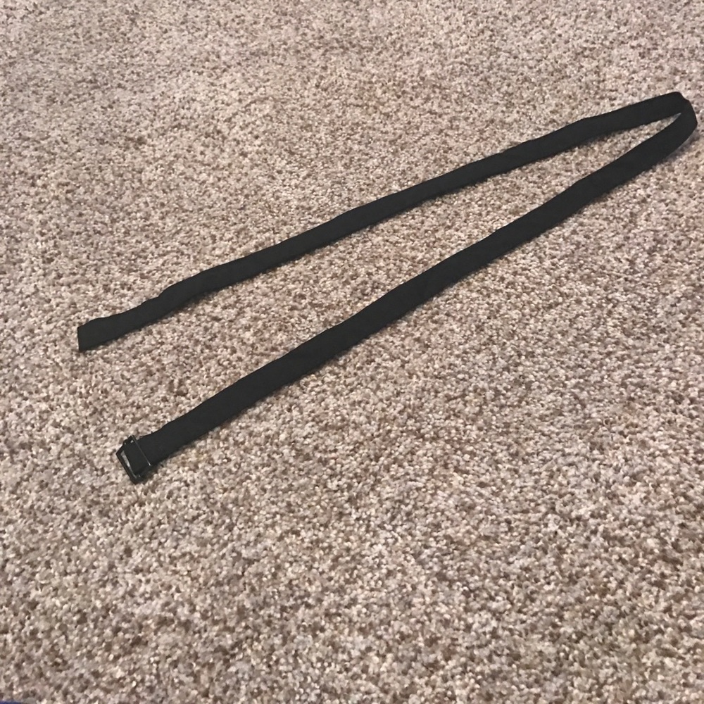 Fabric Black Belt