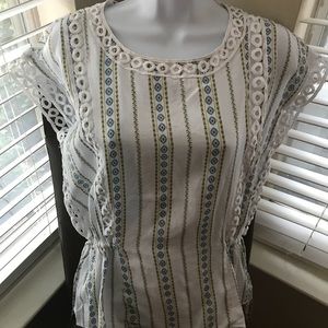 NWOT Beautiful Papaya Top size M