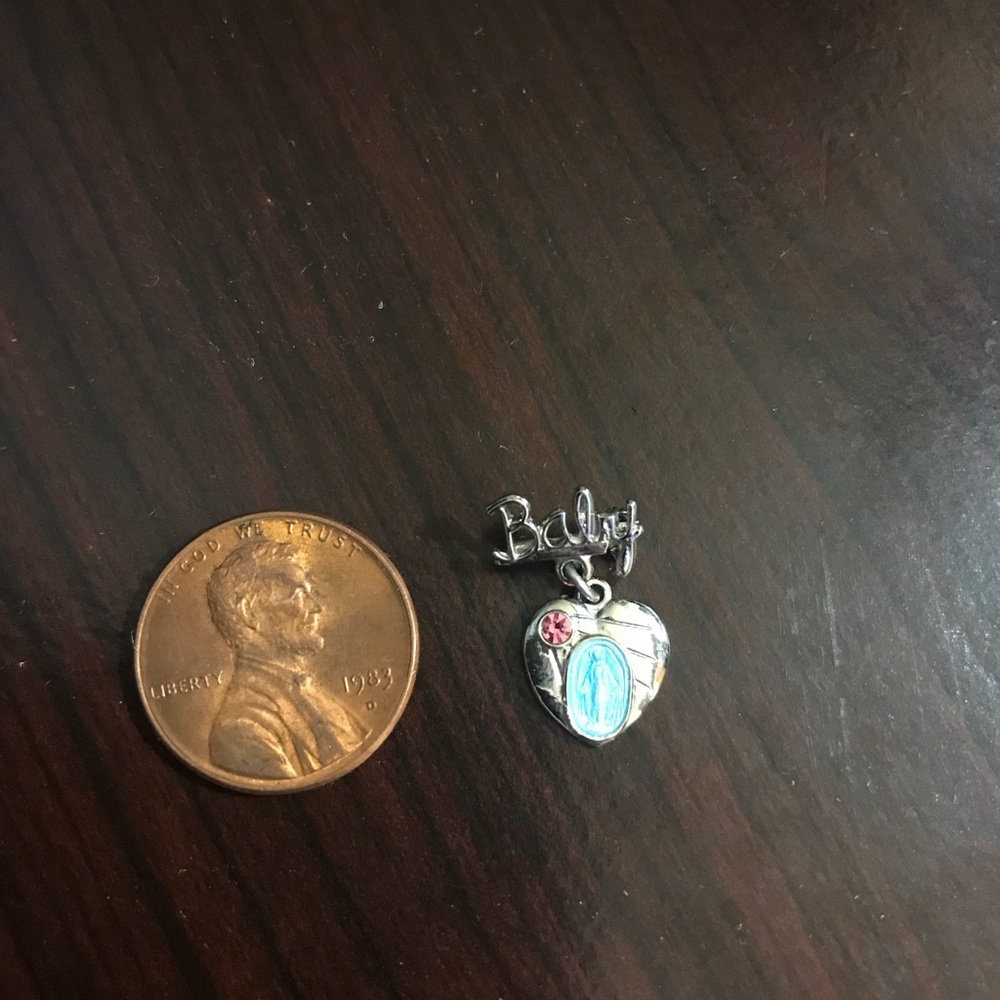 Beautiful Vintage Religious baby pin