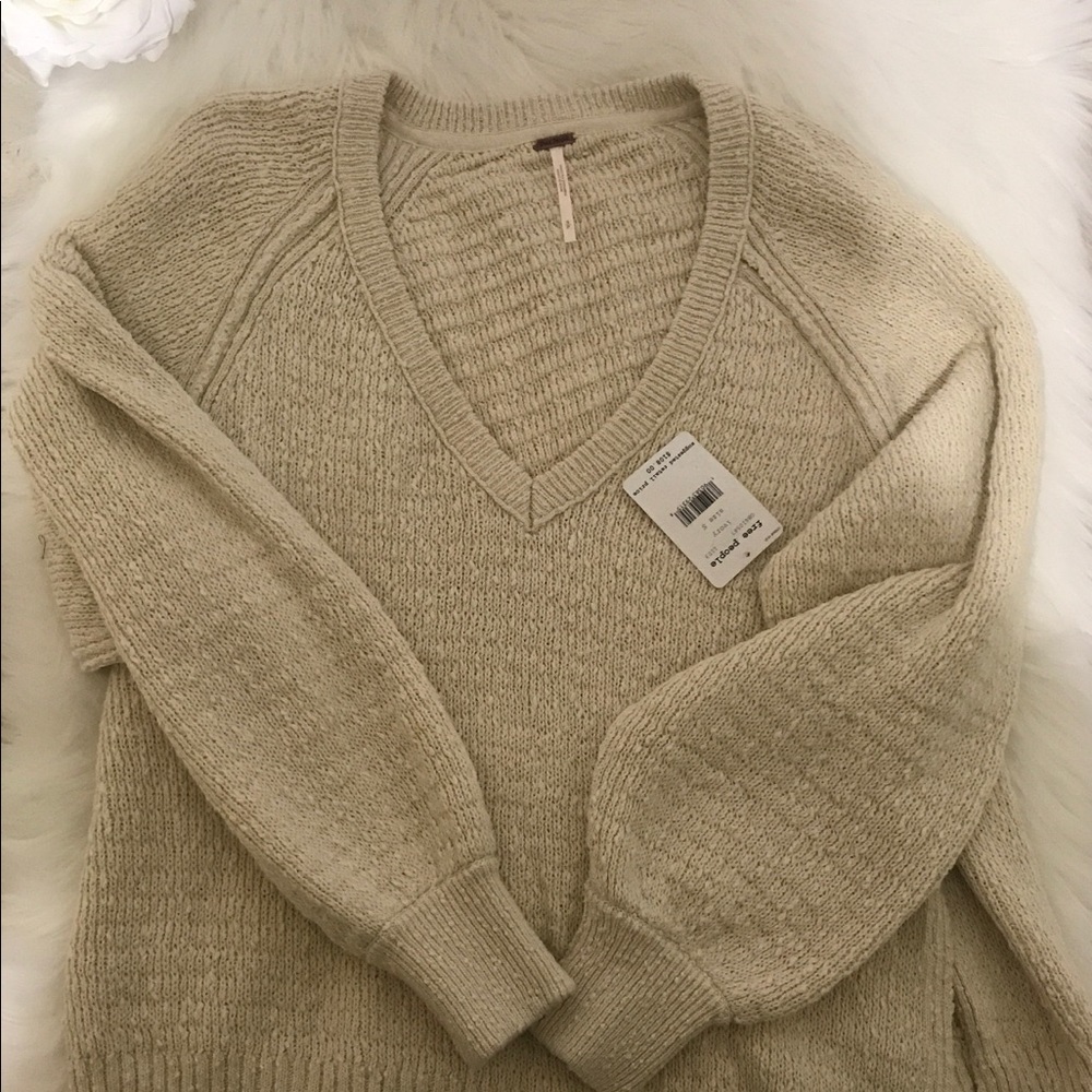  Free People West Coast Pullover Sweater - Picture 2 of 8