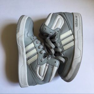 Grey and white toddler 8C adidas
