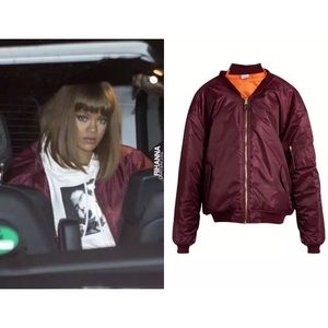 $1985 Vetements Reworked Bomber AS Seen On Rihanna $1985 Vetements Reworked Bomber AS Seen On Rihanna