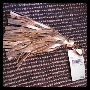 Etienne Aigner Calcita Gold Metallic Tassel