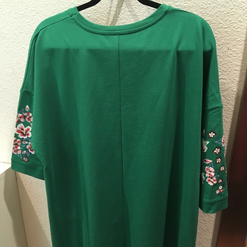 Zara green dress with floral print - Picture 7 of 7
