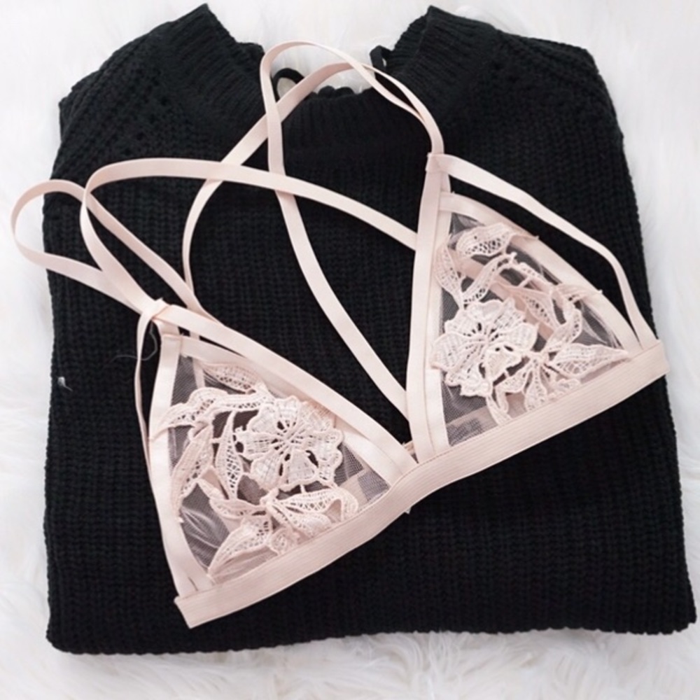 Nude Lace Bralette