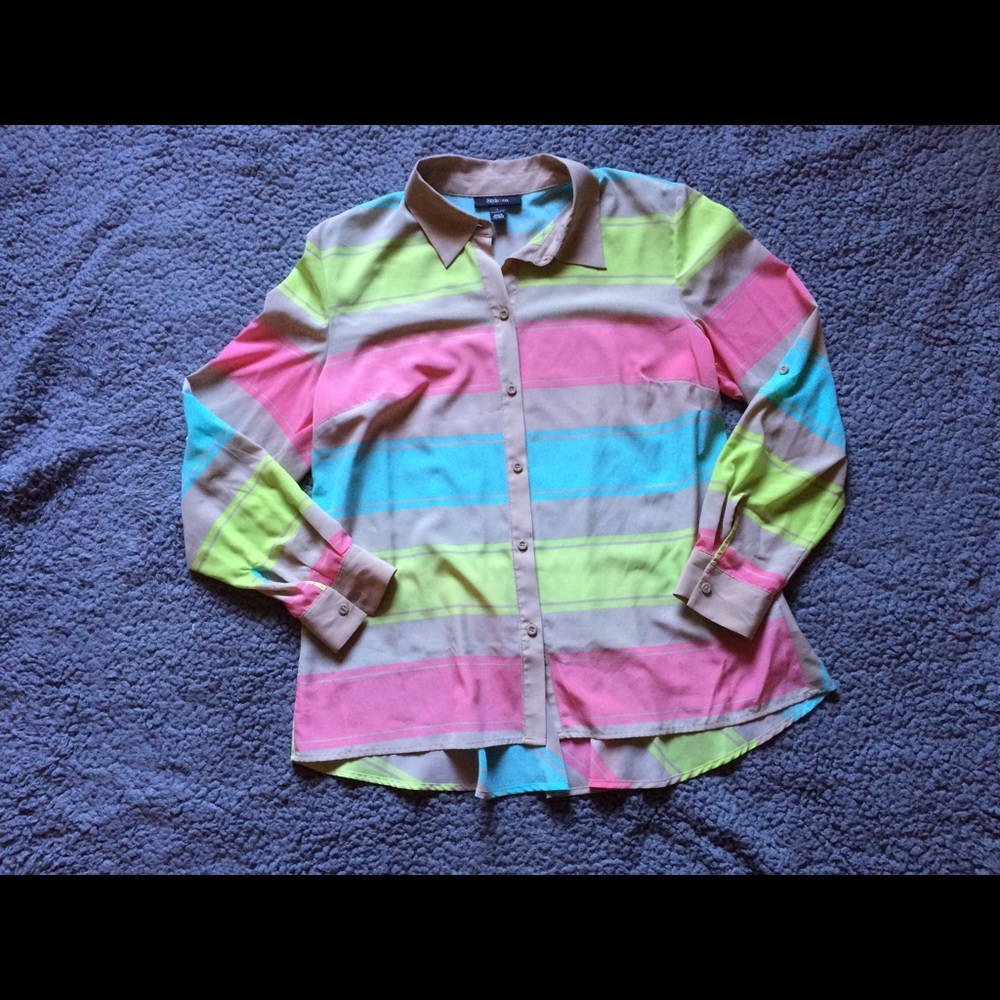 LIKE NEW Multi-colored Shirt