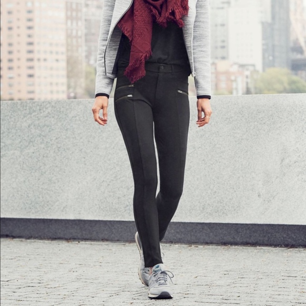 NWOT Athleta Ponte Moto pants 12