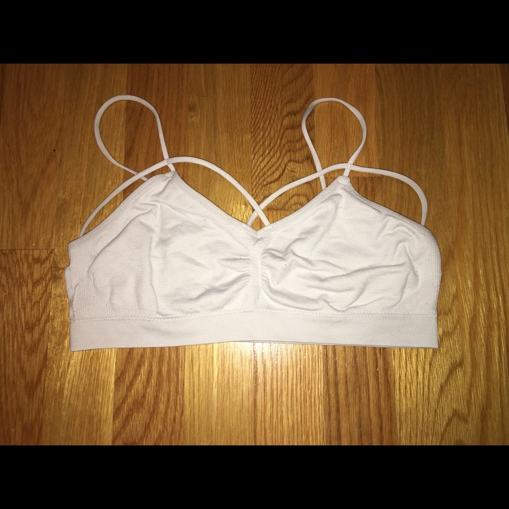AEROPOSTALE White Strappy Bralette