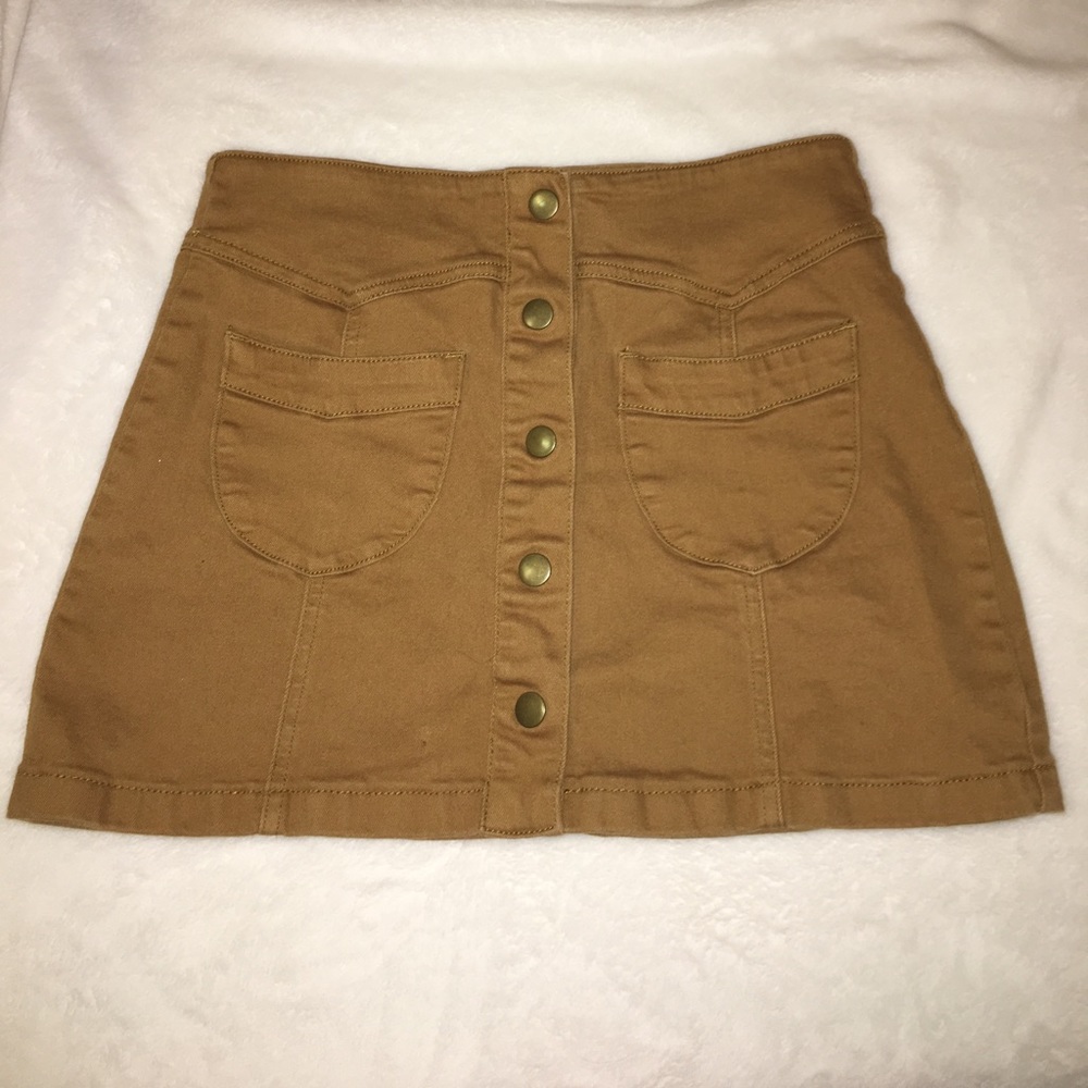 Brownish/ mustard skirt
