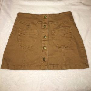 Brownish/ mustard skirt