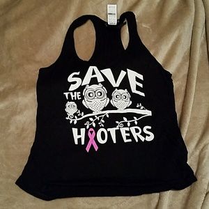 Save The Hooters Racer Back