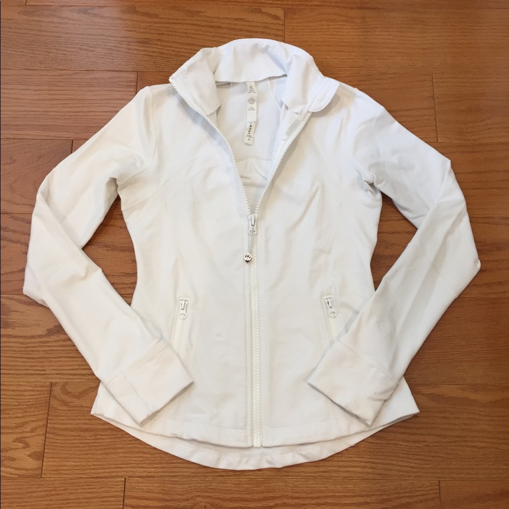 Lululemon White define jacket size 6