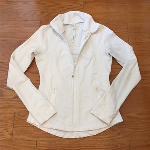 Lululemon White define jacket size 6