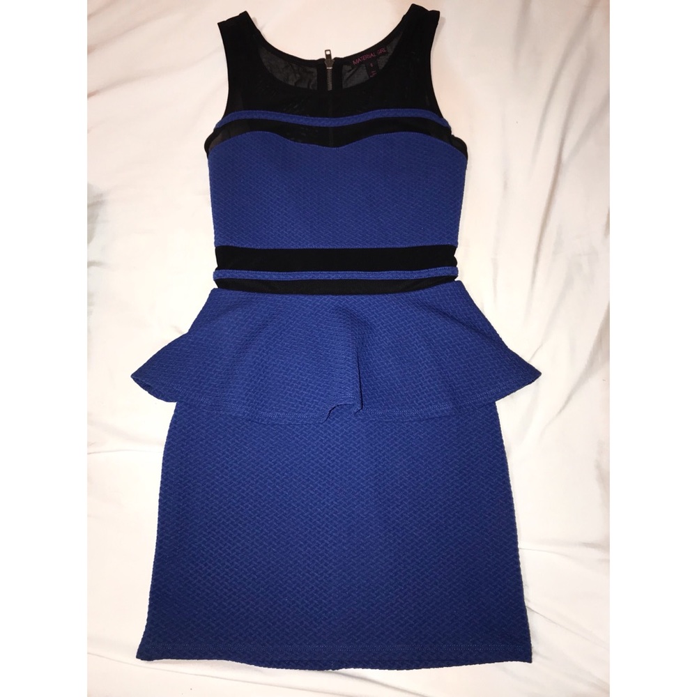 Blue and Black dress
