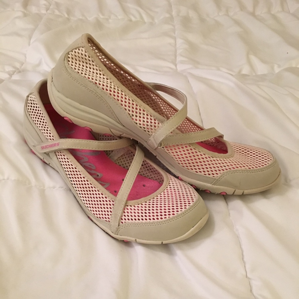 Tan Skechers