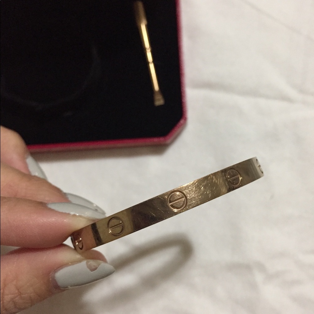 Rose gold bracelet