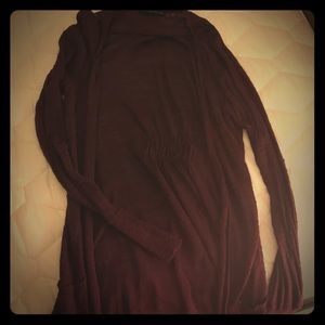 Deep purple cardigan